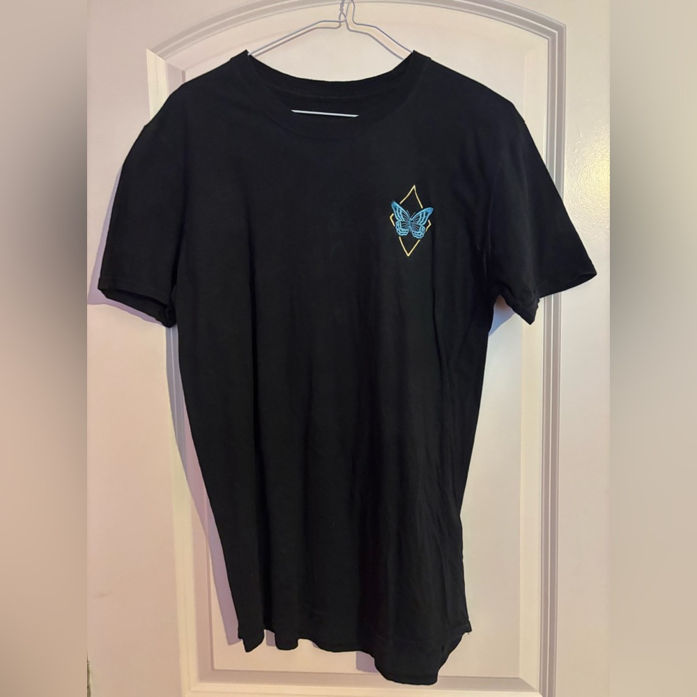 Neon riot short sleeve butt t shirt